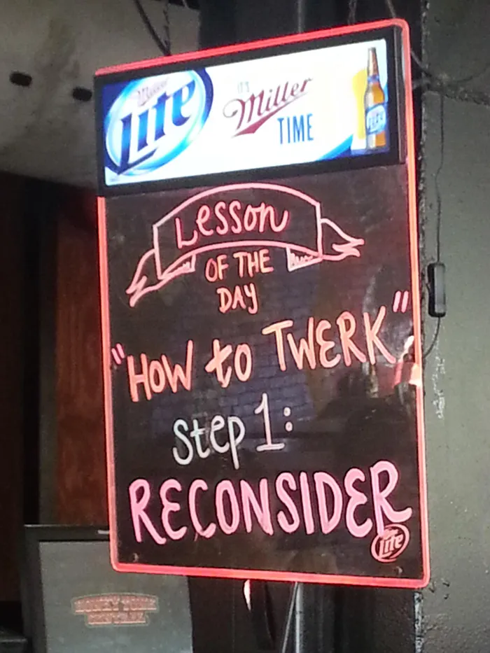 This Bar Has Great Dance Move Instructions