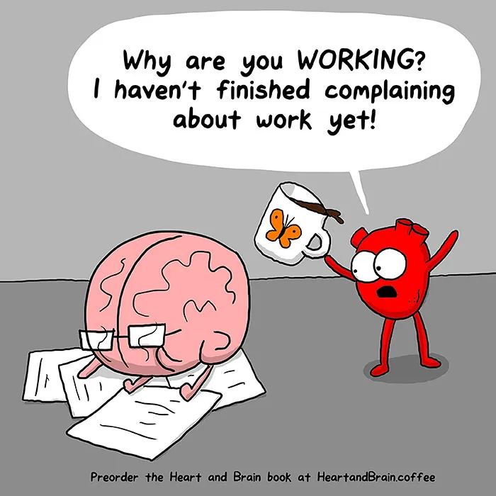 Heart Vs. Brain: Funny Webcomic Shows Constant Battle Between Our Intellect And Emotions