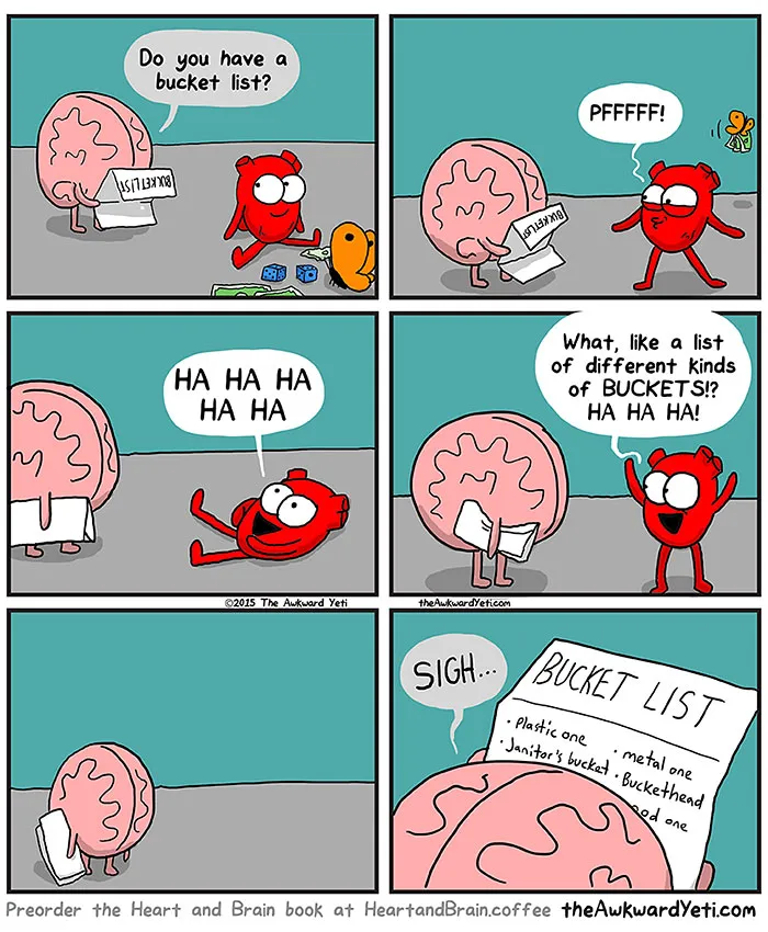 Heart Vs. Brain: Funny Webcomic Shows Constant Battle Between Our Intellect And Emotions