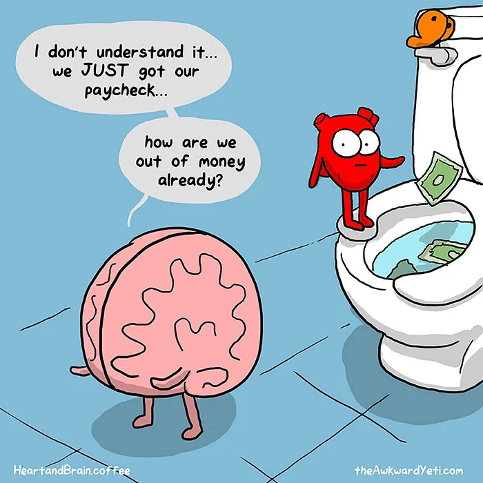 Heart Vs. Brain: Funny Webcomic Shows Constant Battle Between Our Intellect And Emotions