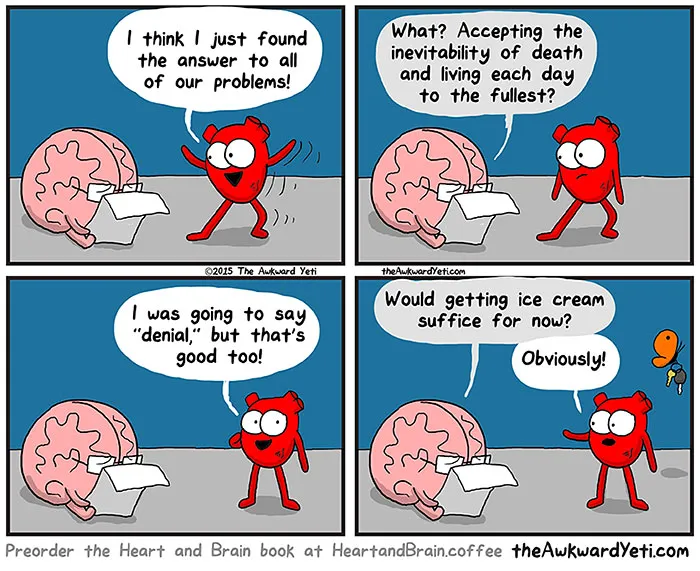 Heart Vs. Brain: Funny Webcomic Shows Constant Battle Between Our Intellect And Emotions