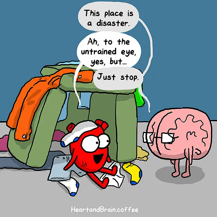Heart Vs. Brain: Funny Webcomic Shows Constant Battle Between Our Intellect And Emotions