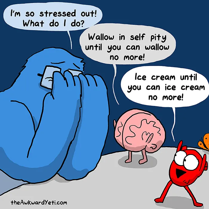 Heart Vs. Brain: Funny Webcomic Shows Constant Battle Between Our Intellect And Emotions