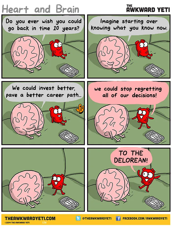 Heart Vs. Brain: Funny Webcomic Shows Constant Battle Between Our Intellect And Emotions