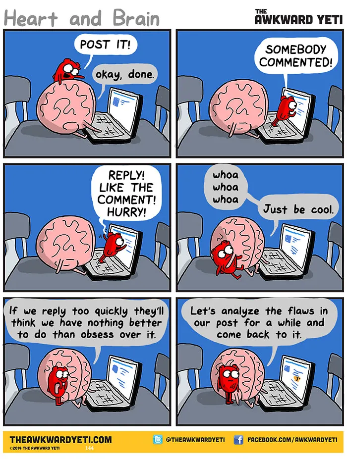 Heart Vs. Brain: Funny Webcomic Shows Constant Battle Between Our Intellect And Emotions