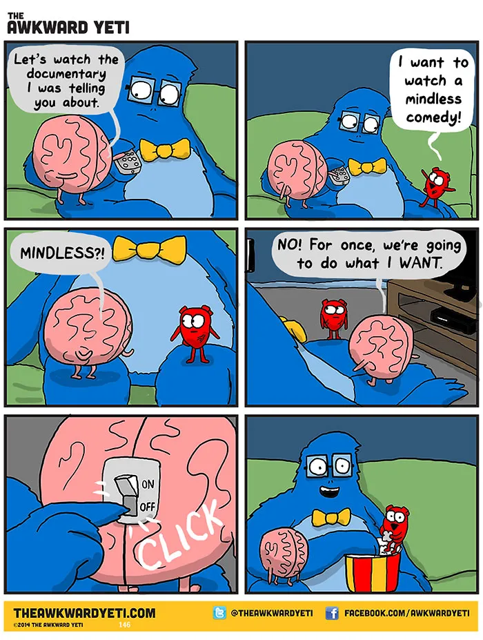 Heart Vs. Brain: Funny Webcomic Shows Constant Battle Between Our Intellect And Emotions