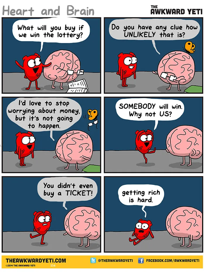 Heart Vs. Brain: Funny Webcomic Shows Constant Battle Between Our Intellect And Emotions