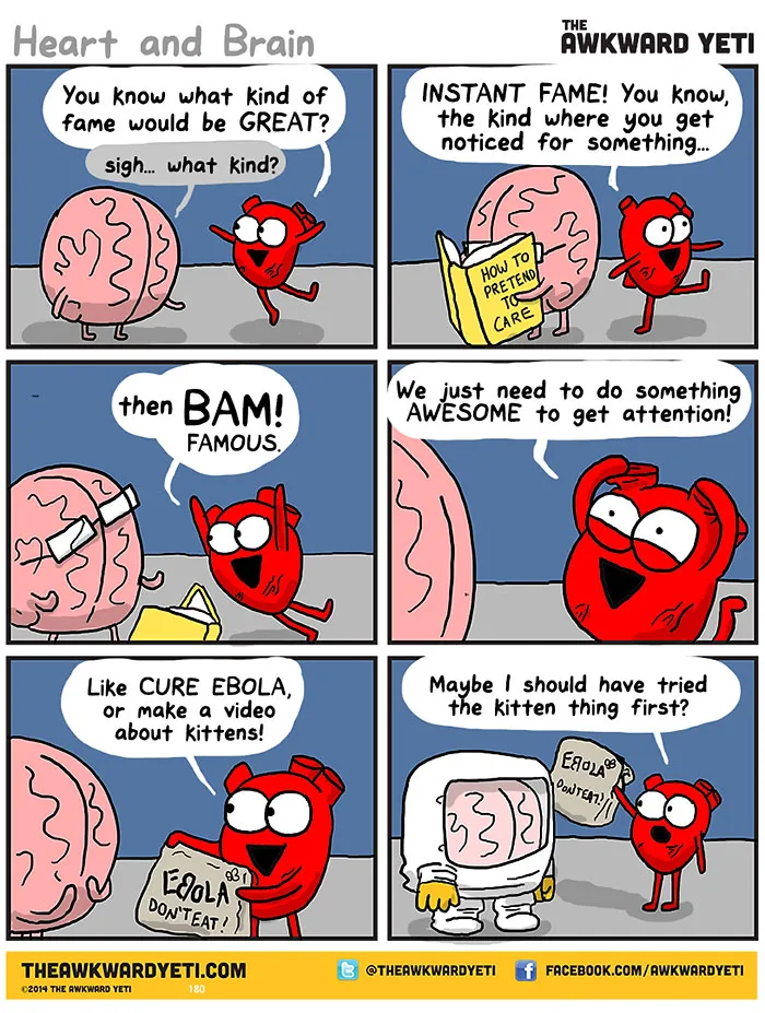 Heart Vs. Brain: Funny Webcomic Shows Constant Battle Between Our Intellect And Emotions