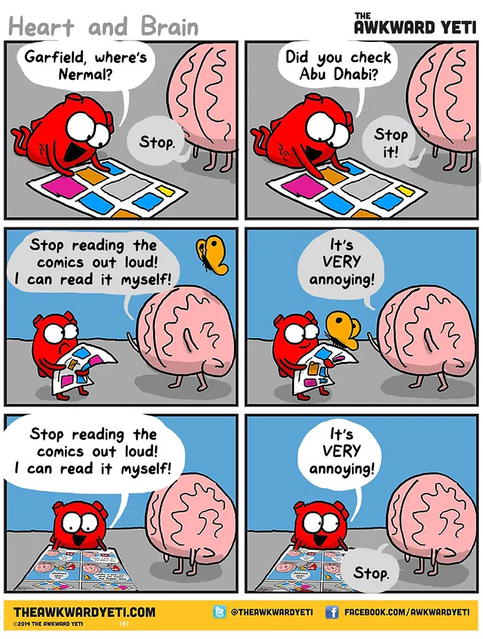 Heart Vs. Brain: Funny Webcomic Shows Constant Battle Between Our Intellect And Emotions