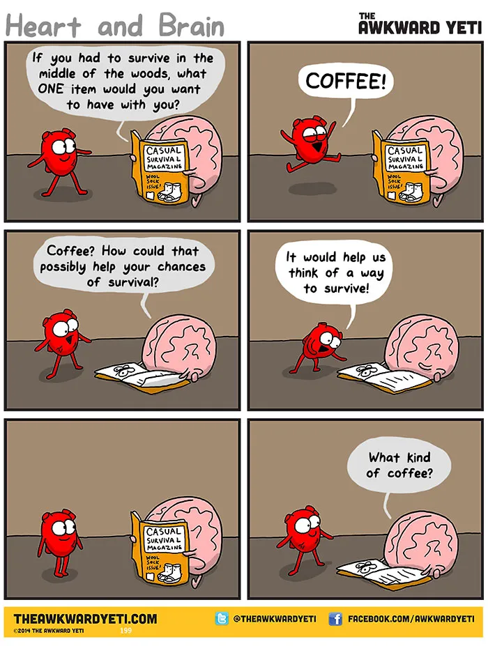Heart Vs. Brain: Funny Webcomic Shows Constant Battle Between Our Intellect And Emotions
