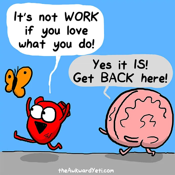 Heart Vs. Brain: Funny Webcomic Shows Constant Battle Between Our Intellect And Emotions