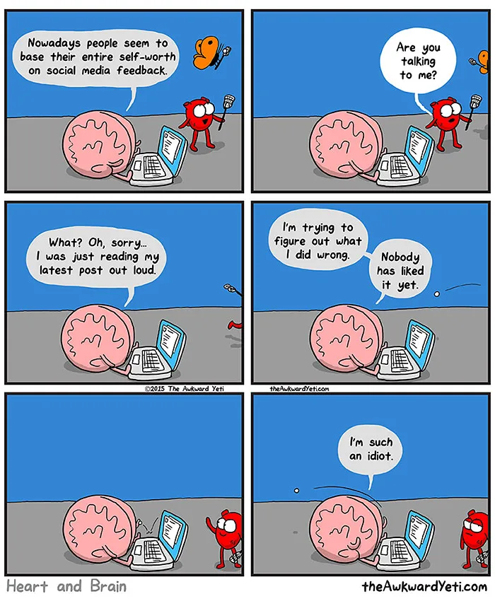 Heart Vs. Brain: Funny Webcomic Shows Constant Battle Between Our Intellect And Emotions