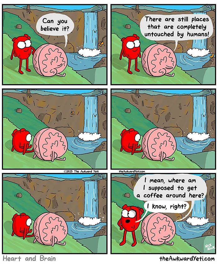 Heart Vs. Brain: Funny Webcomic Shows Constant Battle Between Our Intellect And Emotions