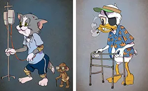 If Cartoon Characters Looked Their Age