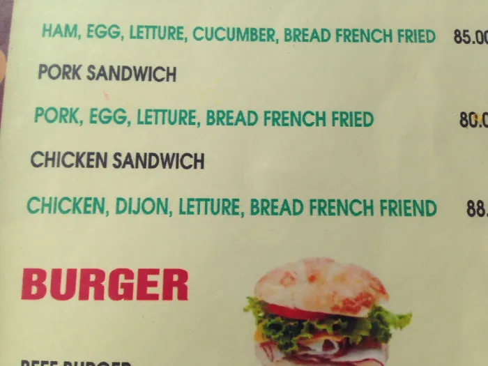 I'll Have The Letture, But I Don't Want To Eat My French Friend!