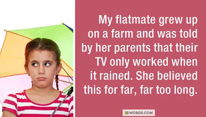 White Lie About TV