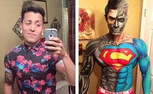 Makeup Artist Turns Himself Into Superheroes With Nothing But Makeup