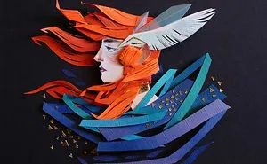 Mythical Cut Paper Illustrations By Morgana Wallace