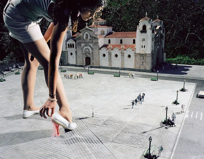 Photo Made Using Scale Model Sets And Real Models