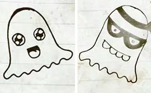 I Illustrated The Feelings Of Playful Ghosts In 7 Minutes