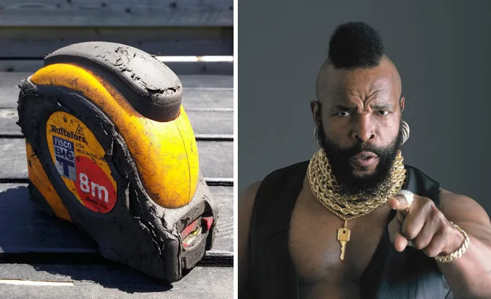 This Big T Tape Measure Looks Like Mr. T