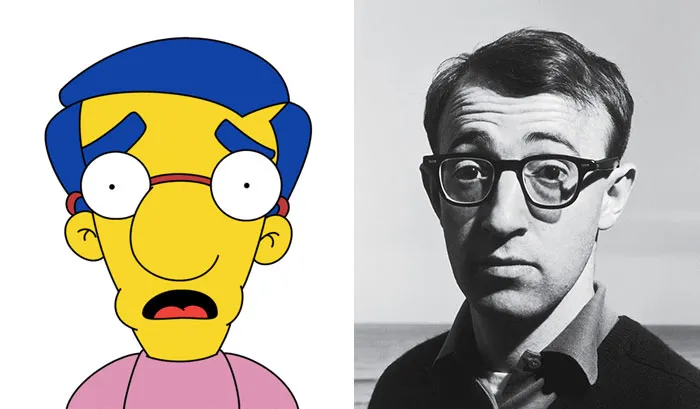 Milhouse Looks Like Woody Allen