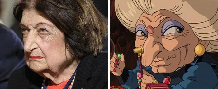 Helen Thomas Looks Like Yubaba From Spirited Away