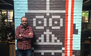Workers Use 3,579 Post-It Notes To Turn Boring Office Walls Into Star Wars Murals