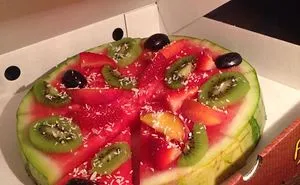 Watermelon Pizza - Food Art