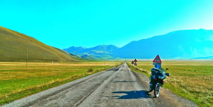 Monti Sibillini On Motorcycle