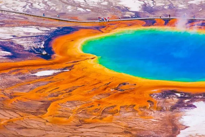 Grand Prismatic Spring, Yellowstone National Park, U.s.