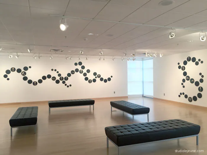Artist's Installations Explore Human Emotion Using Digital Figures
