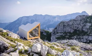 Cozy Alpine Shelter For Climbers That We Built On Slovenian Alps