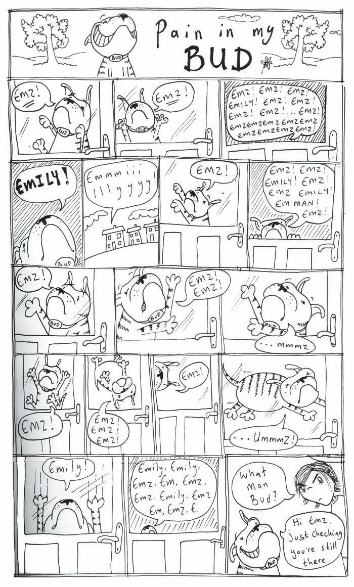 Illustrator Creates Comics About Her Life With A New Puppy.