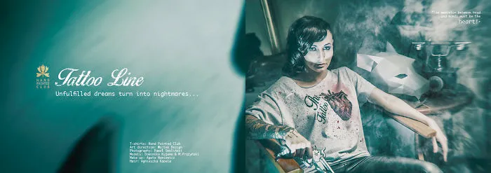 We Organised A Halloween Photo Shoot Wearing Hand-painted T-shirts.