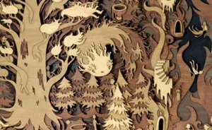 I Build Fantasy Worlds From Laser Cut Wood