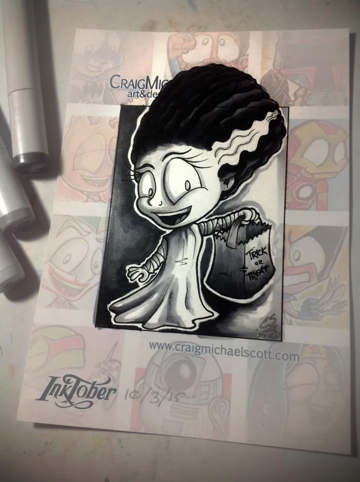 Silver Screen Trick Or Treaters For Inktober Are Super Adorable!