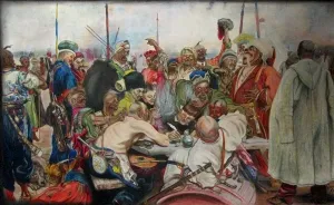 My Replica Of I. Y. Repin's Reply Of The Zaporozhian Cossacks.