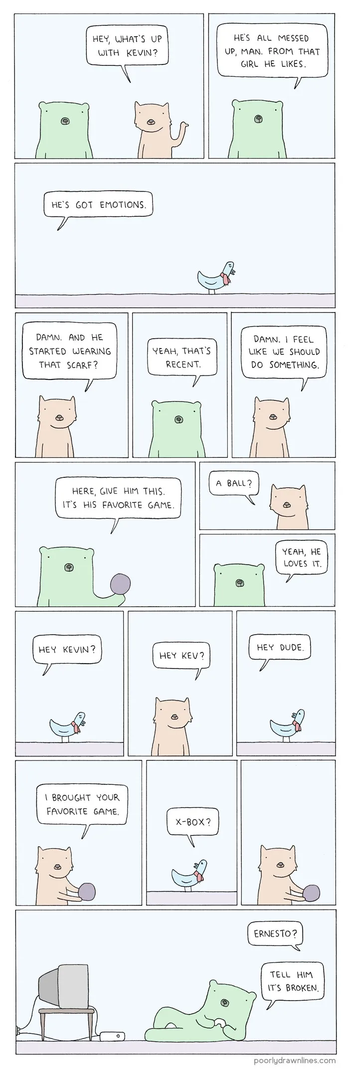 164 Funny Animal Comics Show Their Human-Like Problems