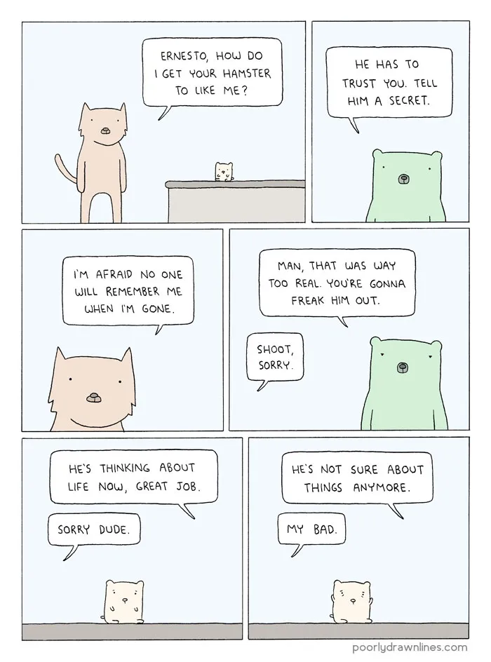 164 Funny Animal Comics Show Their Human-Like Problems