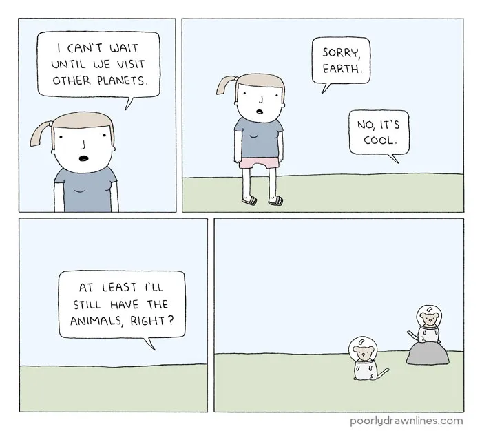 164 Funny Animal Comics Show Their Human-Like Problems