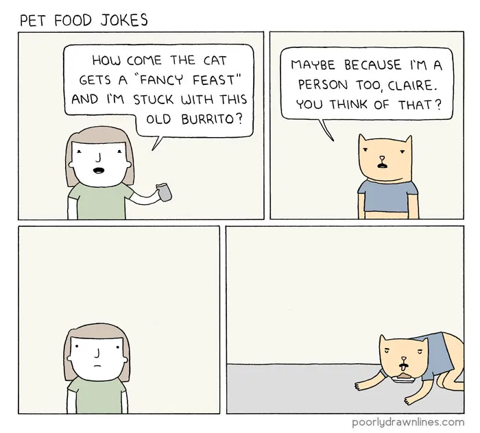 164 Funny Animal Comics Show Their Human-Like Problems