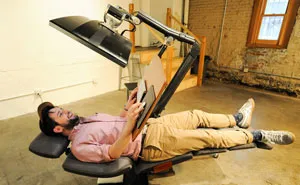 This $5,900 Desk Will Let You Work Lying Down