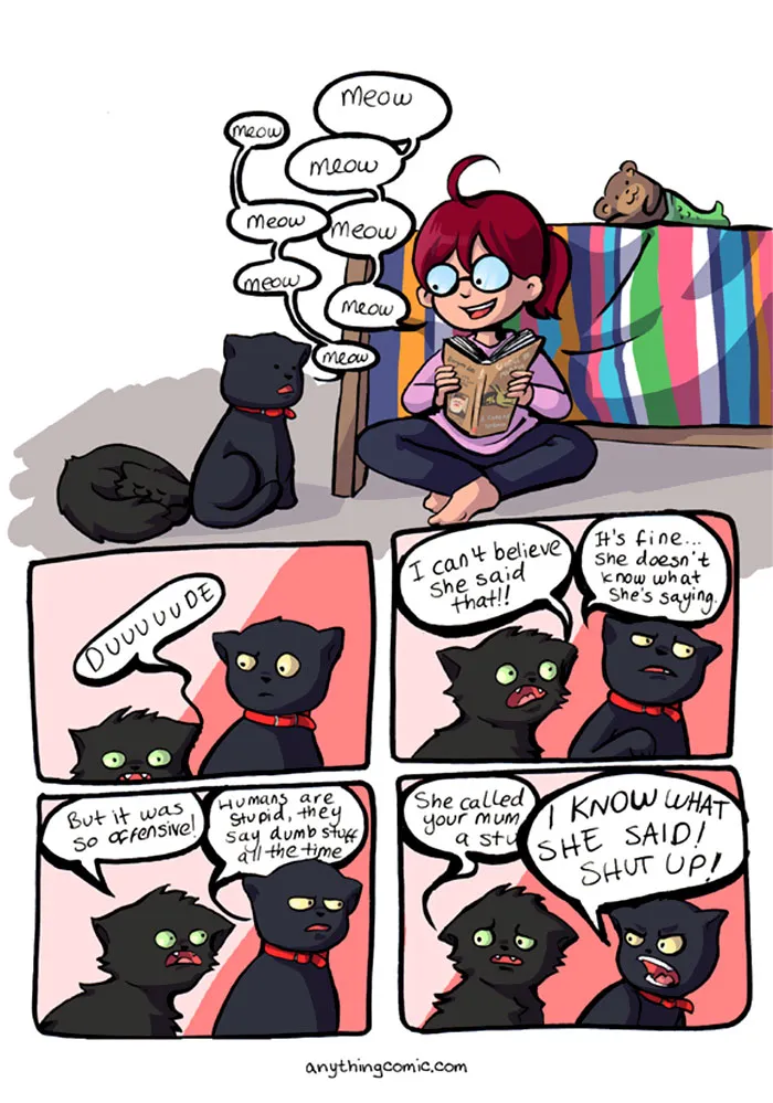 45 Comics That Perfectly Sum Up What It's Like To Live With Cats