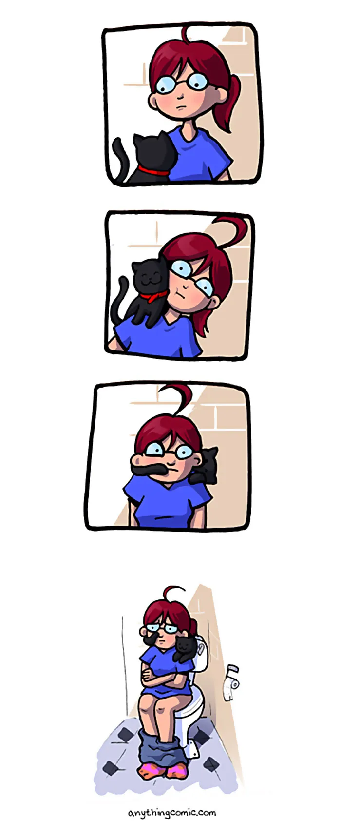 45 Comics That Perfectly Sum Up What It's Like To Live With Cats