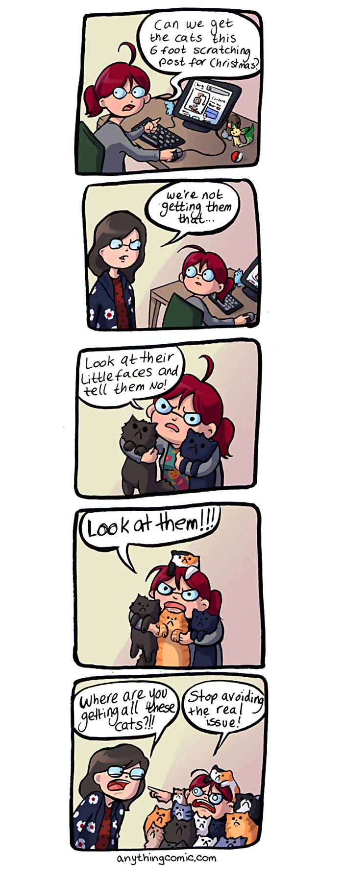 45 Comics That Perfectly Sum Up What It's Like To Live With Cats