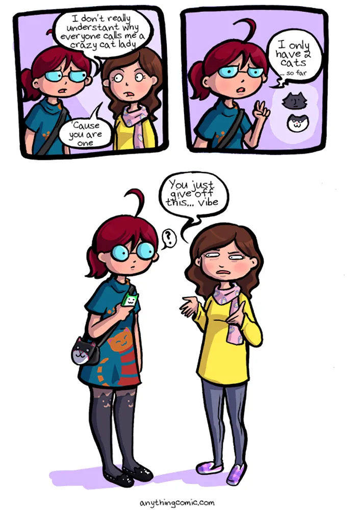 45 Comics That Perfectly Sum Up What It's Like To Live With Cats
