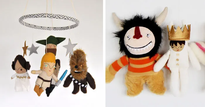 I Turn Storybook Characters Into Delightful Wall Hangings And Nursery Mobiles