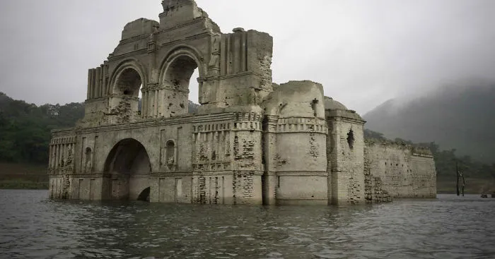 400-Year-Old Colonial Church Emerges From Waters In Mexico