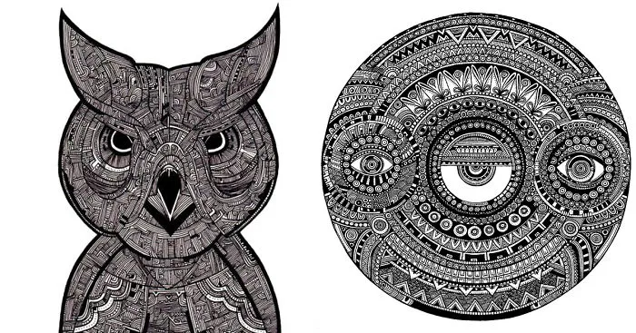 I Draw 24/7 And I'm Obsessed With Patterns, Lines And Dots